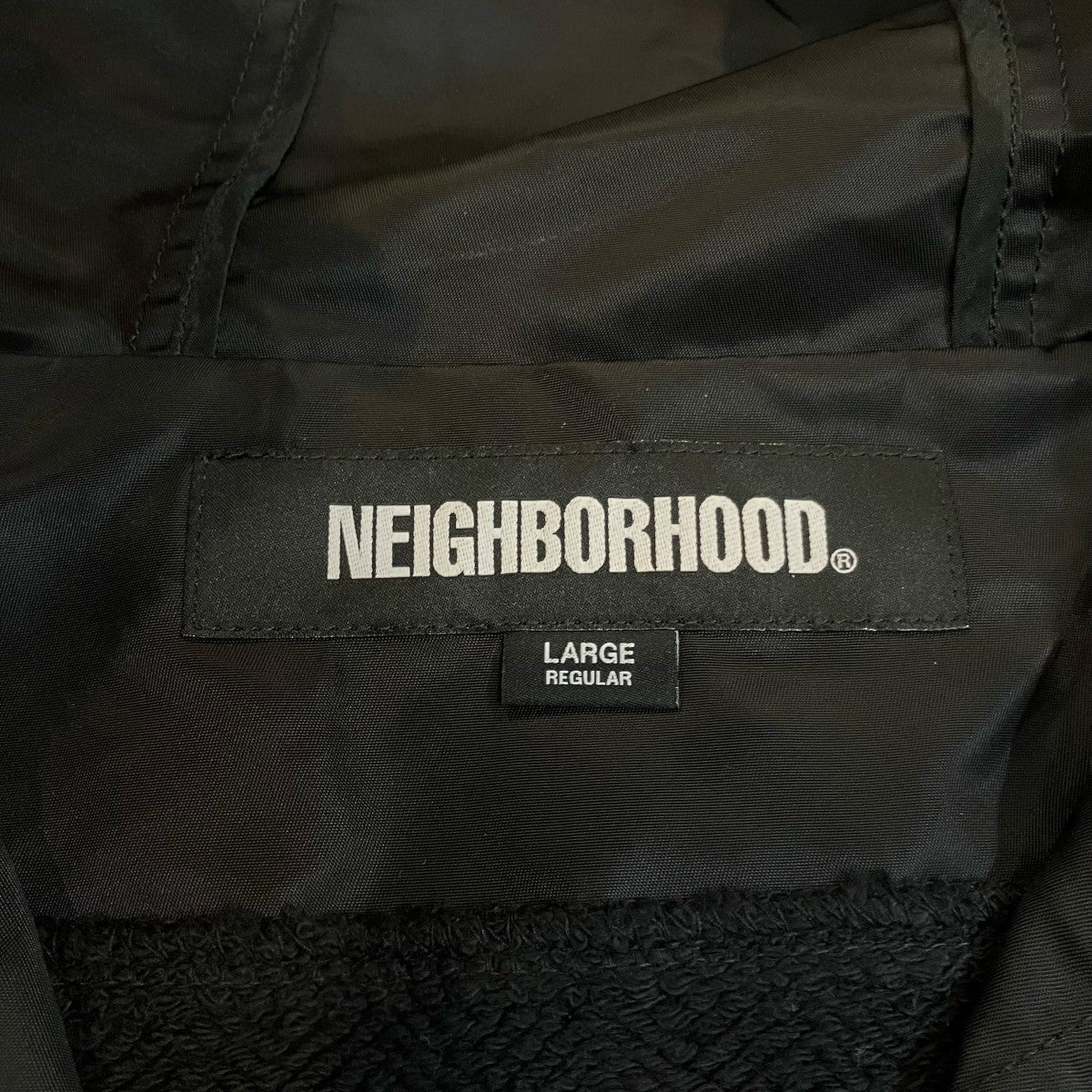 NEIGHBORHOOD 「Combination Sweat Hoodie」ナイロン切替プルオーバーパーカー252FPNH CSM03 古着・中古-6枚目のアイテム画像