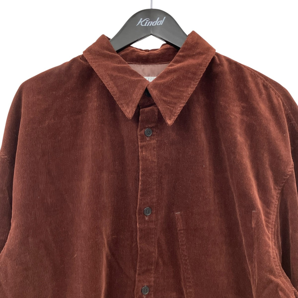 FINX CO CORDUROY L S SHIRTオーバーサイズコーデュロイシャツジャケットVS52-307