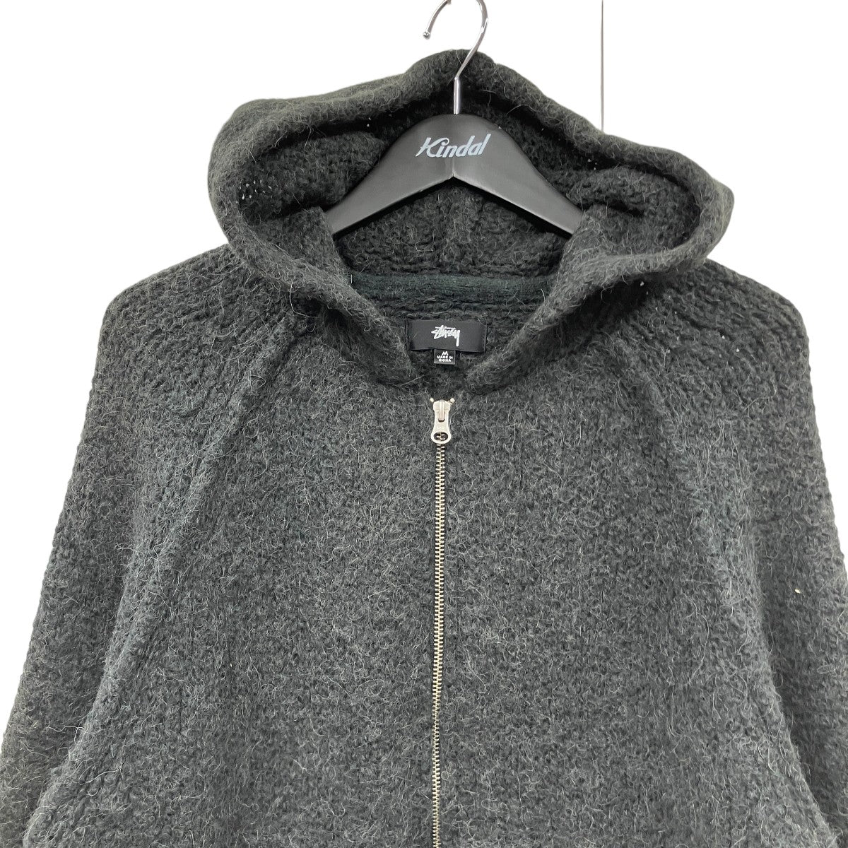 CHUNKY KNIT ZIP HOODIEジップパーカー