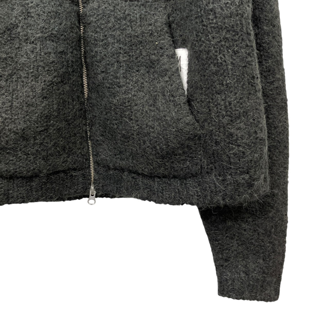 CHUNKY KNIT ZIP HOODIEジップパーカー