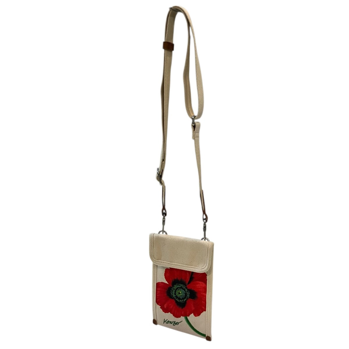 KENZO 「POPPY PHONE CASE」ショルダーポッピーフォンケースFC65PM919F31 古着・中古-1枚目のアイテム画像