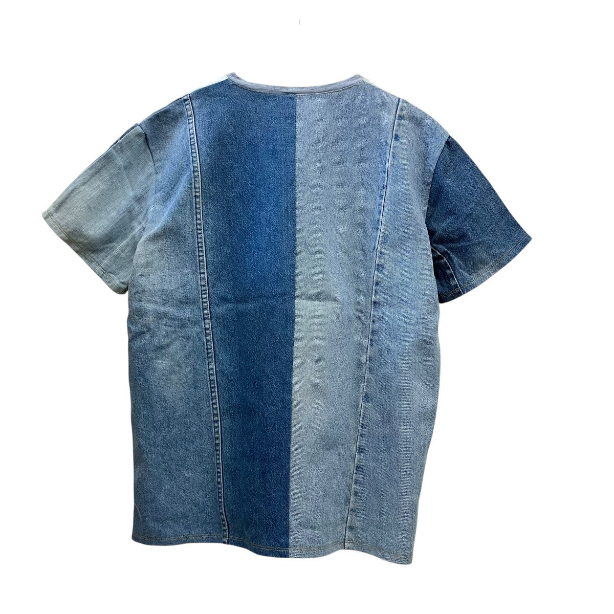 anseason ANREALAGE デニムパッチワークTシャツ 古着・中古-2枚目のアイテム画像