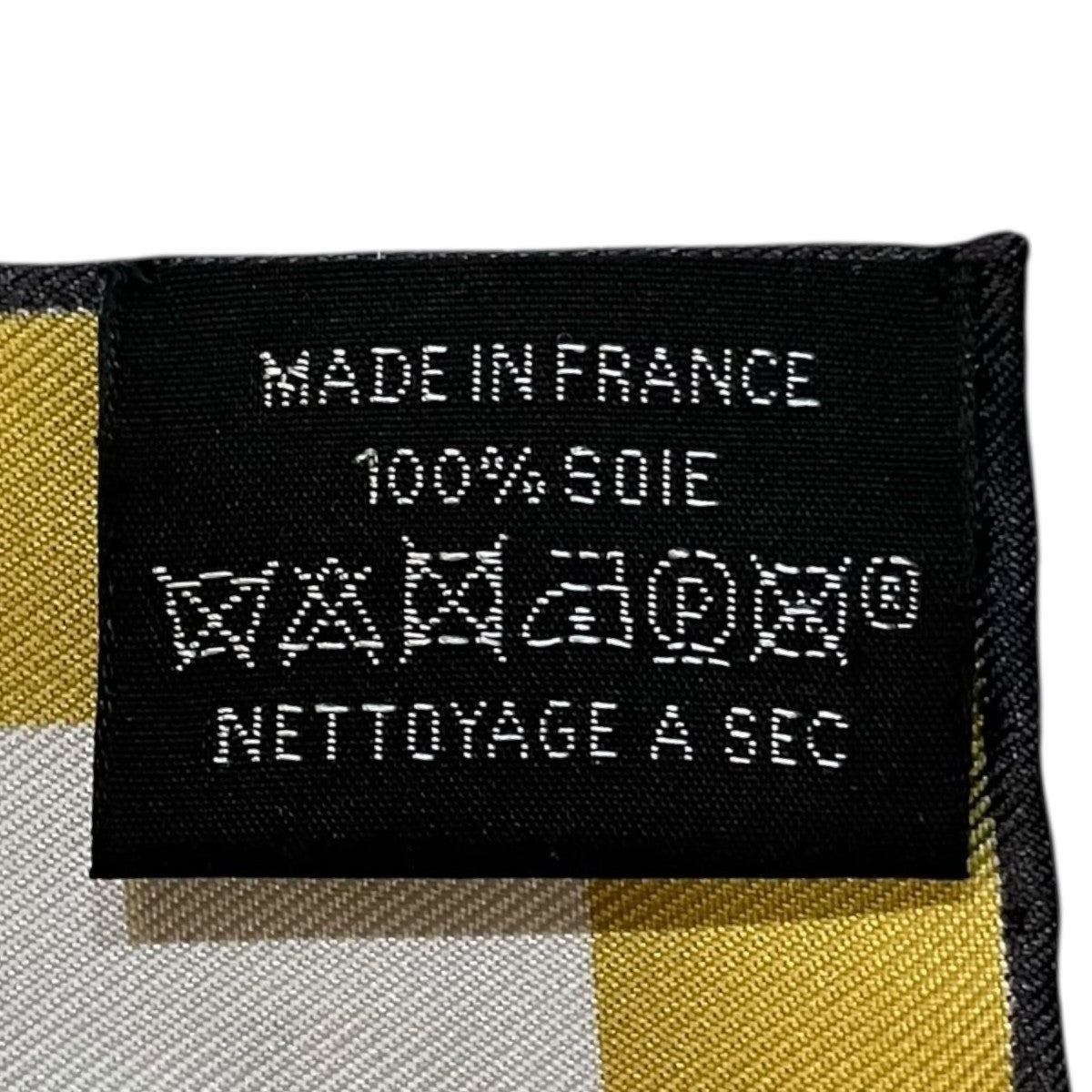 HERMES(エルメス) ガヴロッシュ バセットハウンド スカーフ ホワイト
