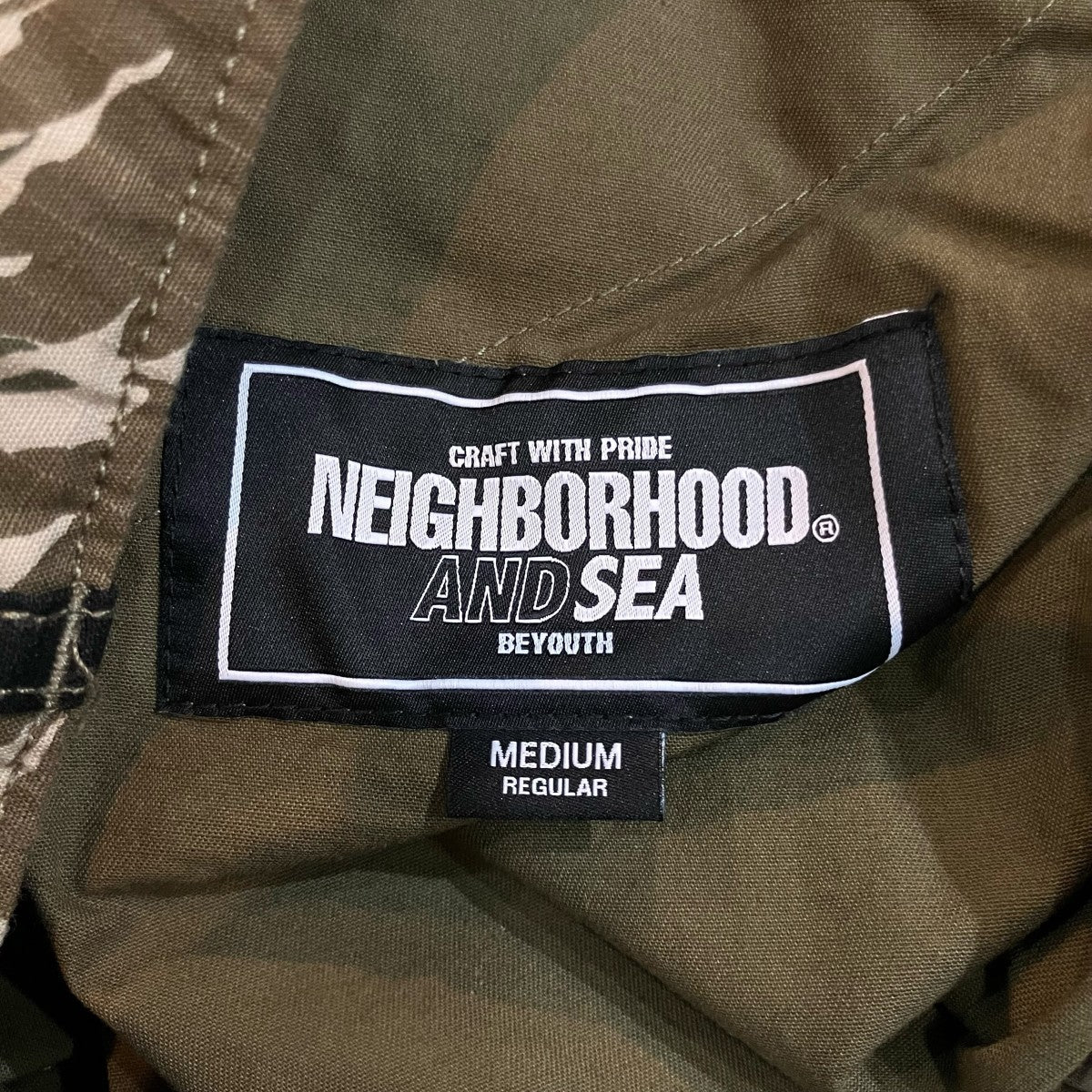 NEIGHBORHOOD×WIND AND SEA カモフラージュ柄カーゴパンツWDS C NBHD 23 Q3 07 古着・中古-5枚目のアイテム画像
