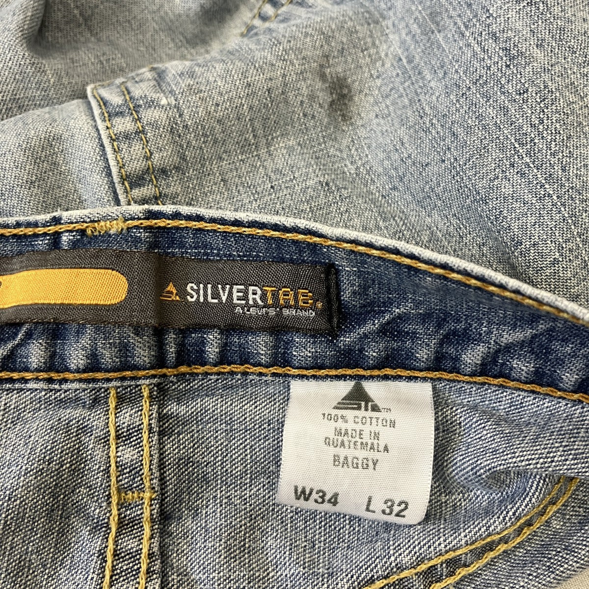 LEVI’S SiLVER TAB BAGGY vintageダメージデニムパンツ445990766 古着・中古-5枚目のアイテム画像