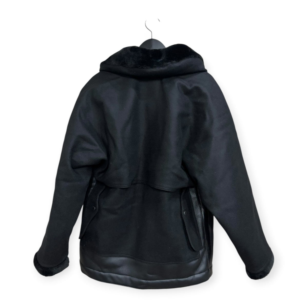 JUNYA WATANABE MAN 25AWエステルフェイクファー × ウールサージ FILSON Wネーム zジャケットWP-C010 古着・中古-2枚目のアイテム画像