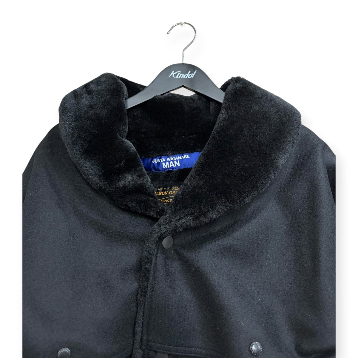 JUNYA WATANABE MAN 25AWエステルフェイクファー × ウールサージ FILSON Wネーム zジャケットWP-C010 古着・中古-3枚目のアイテム画像