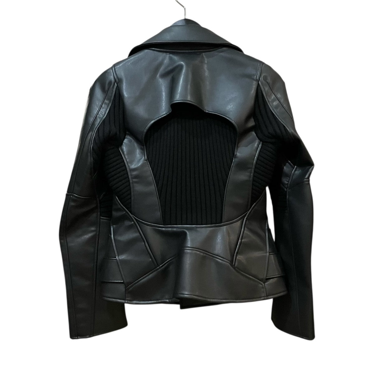 25FW「Knitted insert Jacket」ニットインサートジャケットJP J007