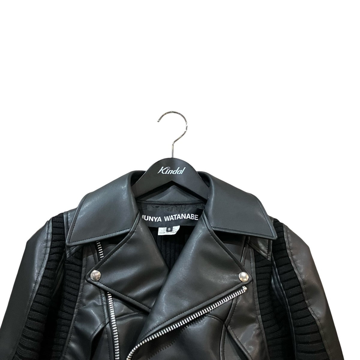 25FW「Knitted insert Jacket」ニットインサートジャケットJP J007