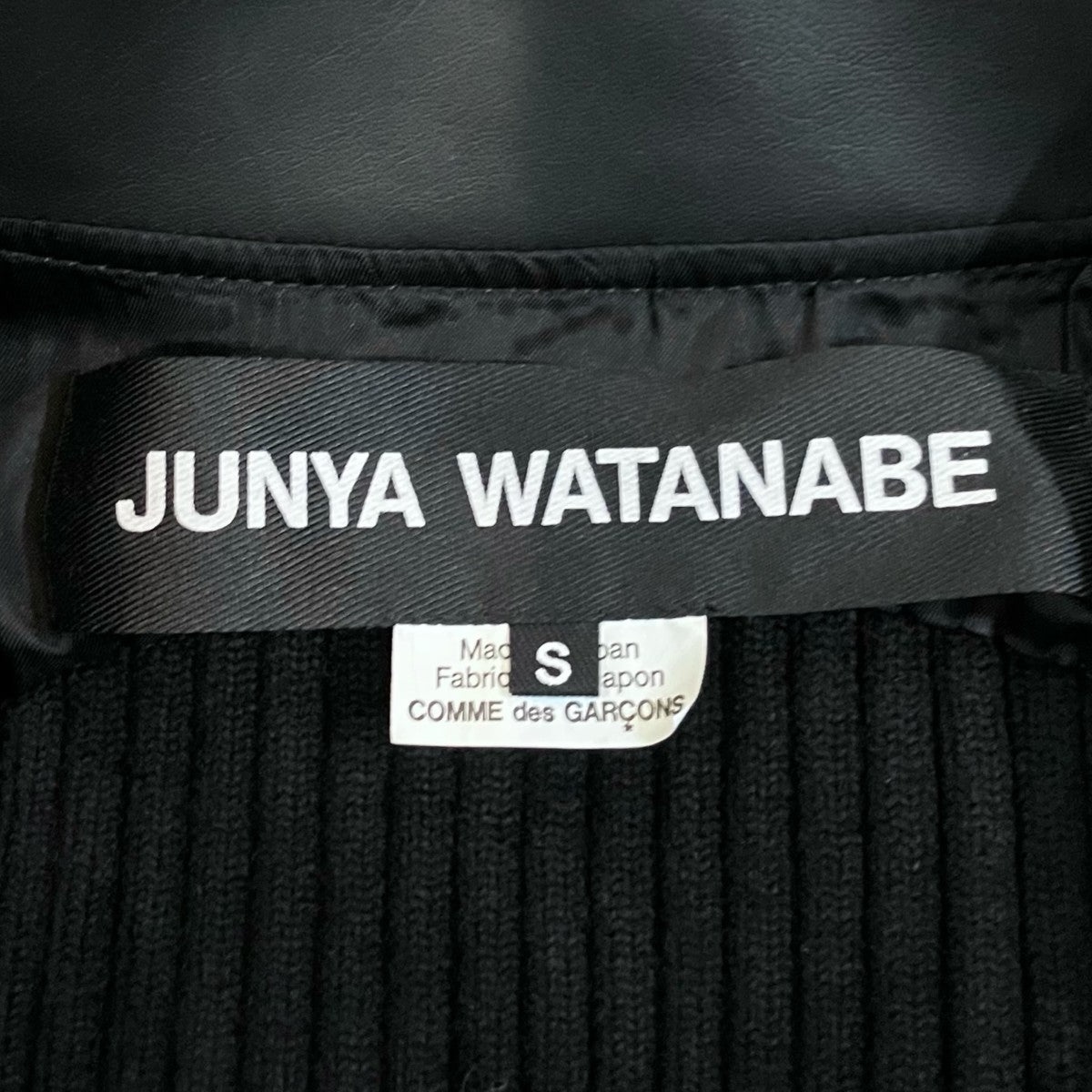25FW「Knitted insert Jacket」ニットインサートジャケットJP J007