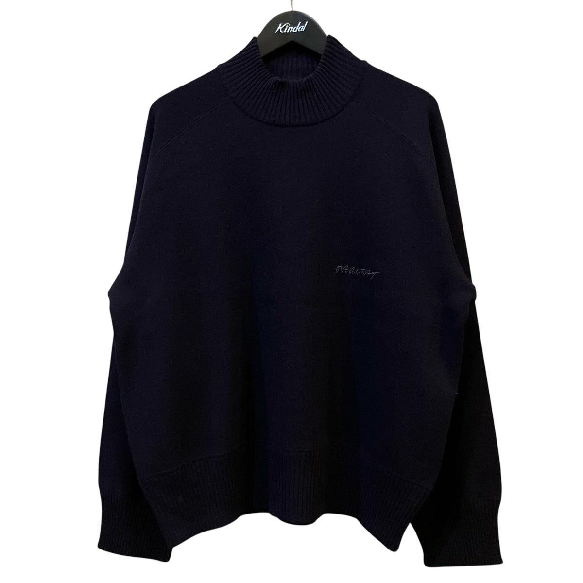 「MOCK NECK PULLOVER IN WOOL CUT＆SEW SWEATER」モックネックプルオーバーセーターF23KT01 AG