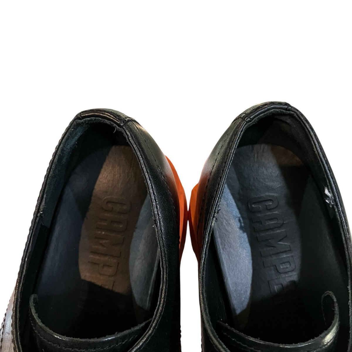 タ*ミ様 CAMPER カンペール　ラボ レザー ダービーシューズ ブラック サ CamperLab Vamonos レザー ダービーシューズ | ブラック | FARFETCH JP