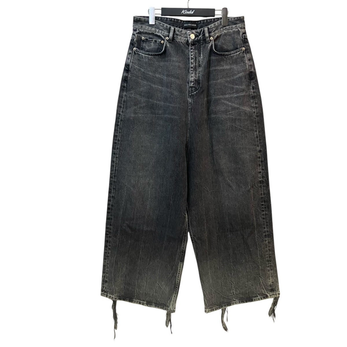 BALENCIAGA バギーロークロッチワイドデニムパンツ697886 古着・中古-1枚目のアイテム画像