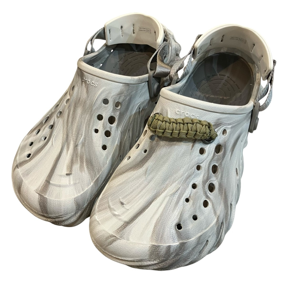 crocs エコー マーブル クロッグ サンダル208454 古着・中古-1枚目のアイテム画像