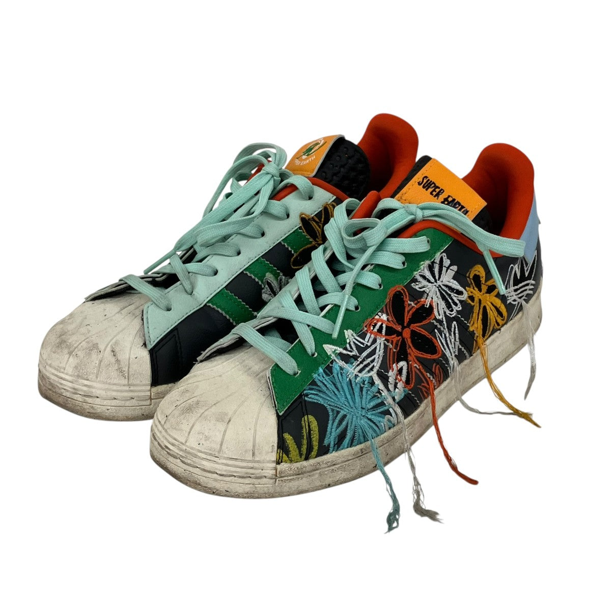 adidas originals×Sean Wotherspoon SST AEC SUPEREARTH SWローカットスニーカーGX3823 古着・中古-1枚目のアイテム画像