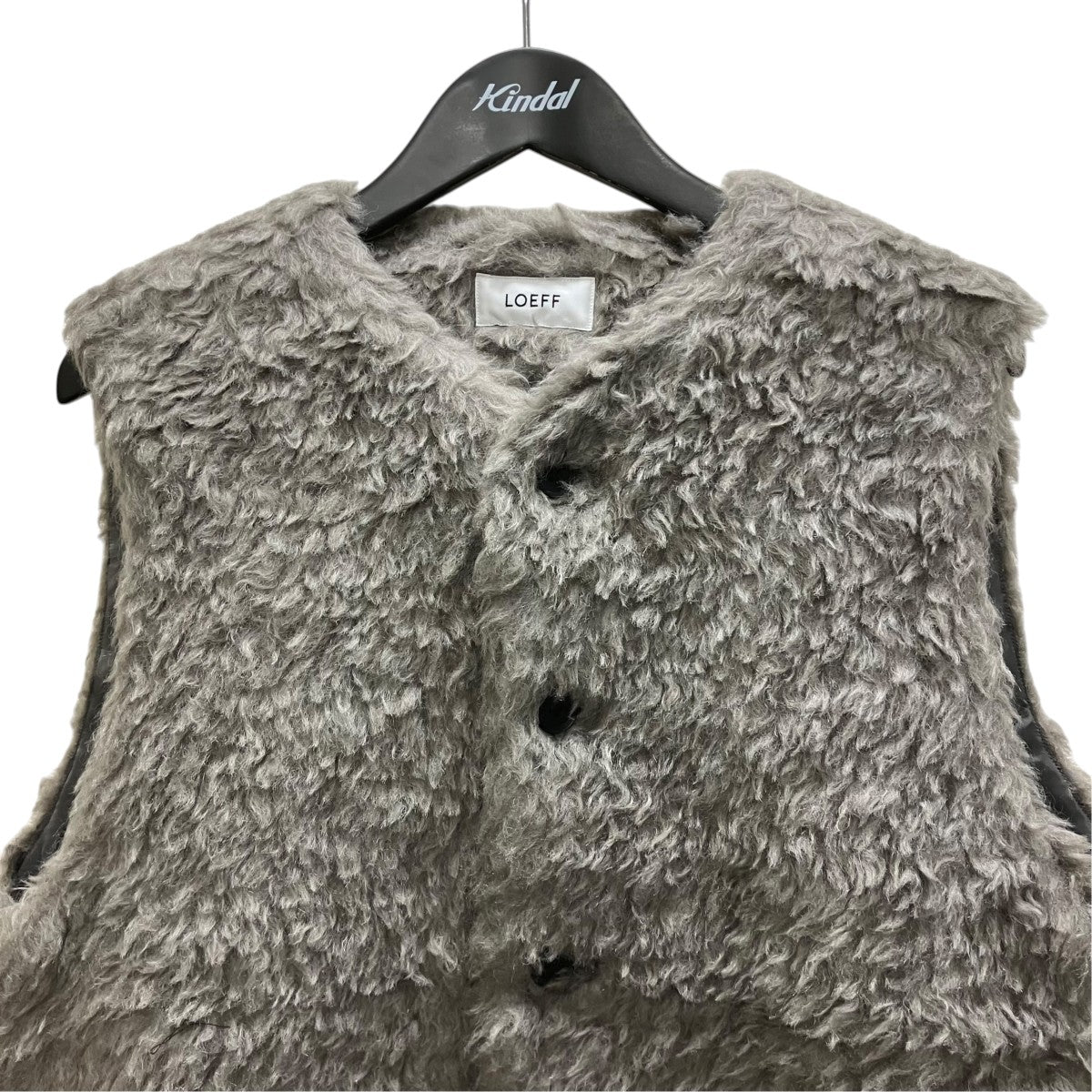 LOEFF モヘアベスト 古着・中古-3枚目のアイテム画像