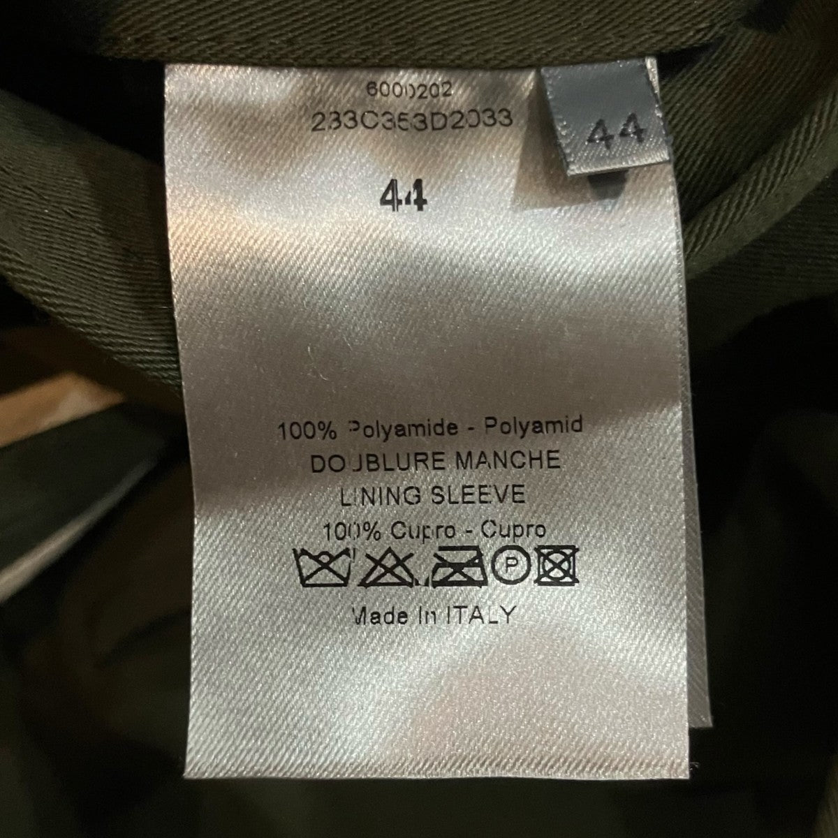 Dior Homme バックジップフードコート233C353D2033 古着・中古-6枚目のアイテム画像