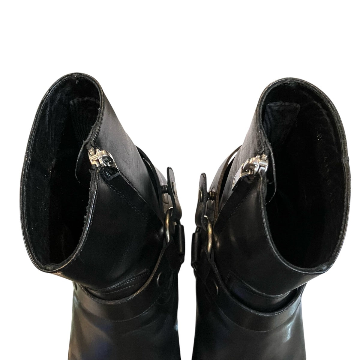 Saint Laurent Paris クラシックワイアットハーネスリングブーツ443190 古着・中古-6枚目のアイテム画像