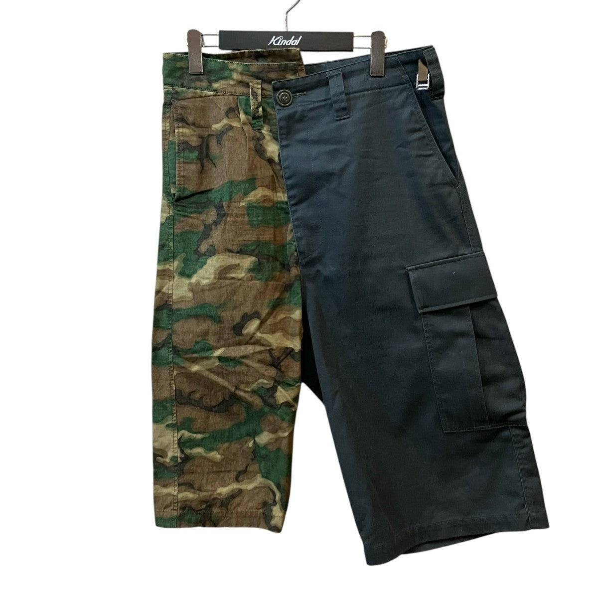 Maison MIHARA YASUHIRO ドッキングカモ柄ワークショートパンツ81032320 古着・中古-1枚目のアイテム画像