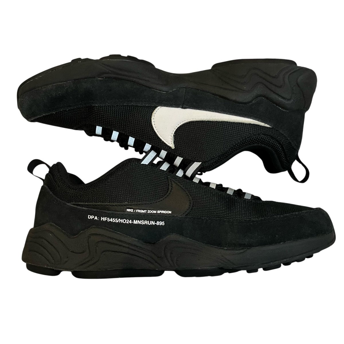 NIKE×FRAGMENT DESIGN 「Air Zoom Spiridon SP Black」ローカットスニーカーHF5455 001 古着・中古-5枚目のアイテム画像