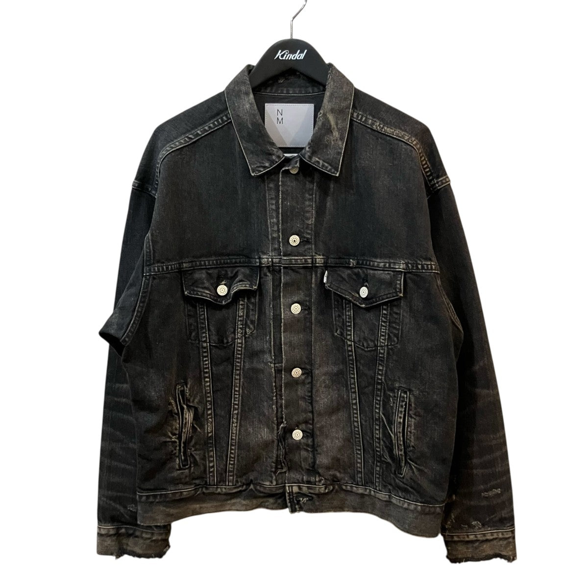 eYe CDG JUNYAWATANABE MAN×New Manual コットンデニム製品加工WネームデニムジャケットWPJ919 古着・中古-1枚目のアイテム画像