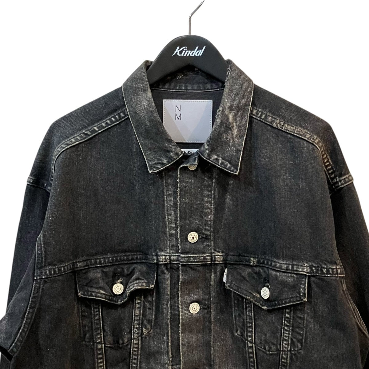 eYe CDG JUNYAWATANABE MAN×New Manual コットンデニム製品加工WネームデニムジャケットWPJ919 古着・中古-3枚目のアイテム画像