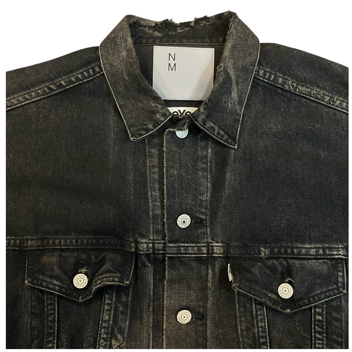 eYe CDG JUNYAWATANABE MAN×New Manual コットンデニム製品加工WネームデニムジャケットWPJ919 古着・中古-7枚目のアイテム画像