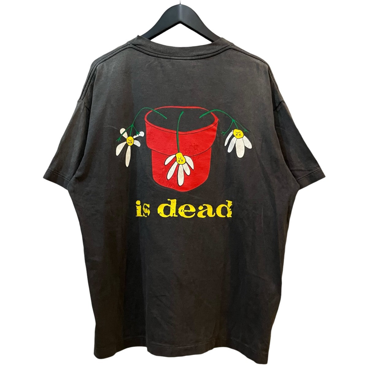 SAINT MICHAEL 「SS TEE DE LA SOUL」ヴィンテージ加工プリントTシャツSM HR1 0000 C18 古着・中古-2枚目のアイテム画像