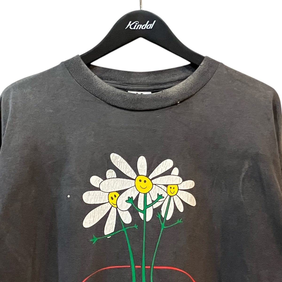 SAINT MICHAEL 「SS TEE DE LA SOUL」ヴィンテージ加工プリントTシャツSM HR1 0000 C18 古着・中古-3枚目のアイテム画像