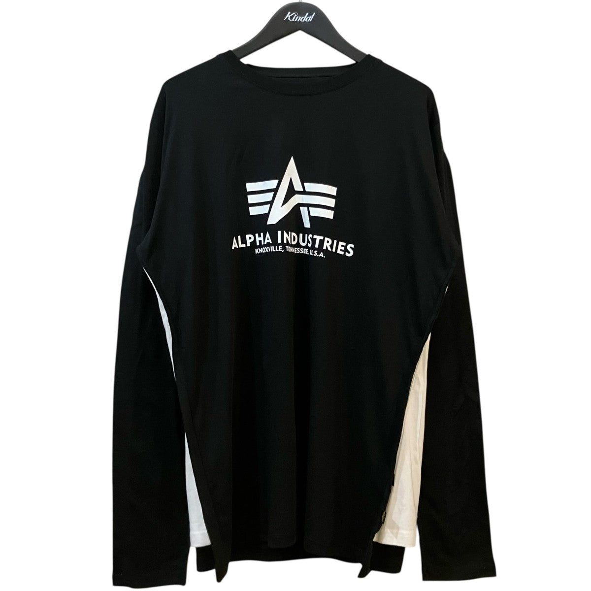 ALPHA INDUSTRIES×PROTOTYPES 25AWロングスリーブTシャツ32PT08JE31USBK 古着・中古-1枚目のアイテム画像