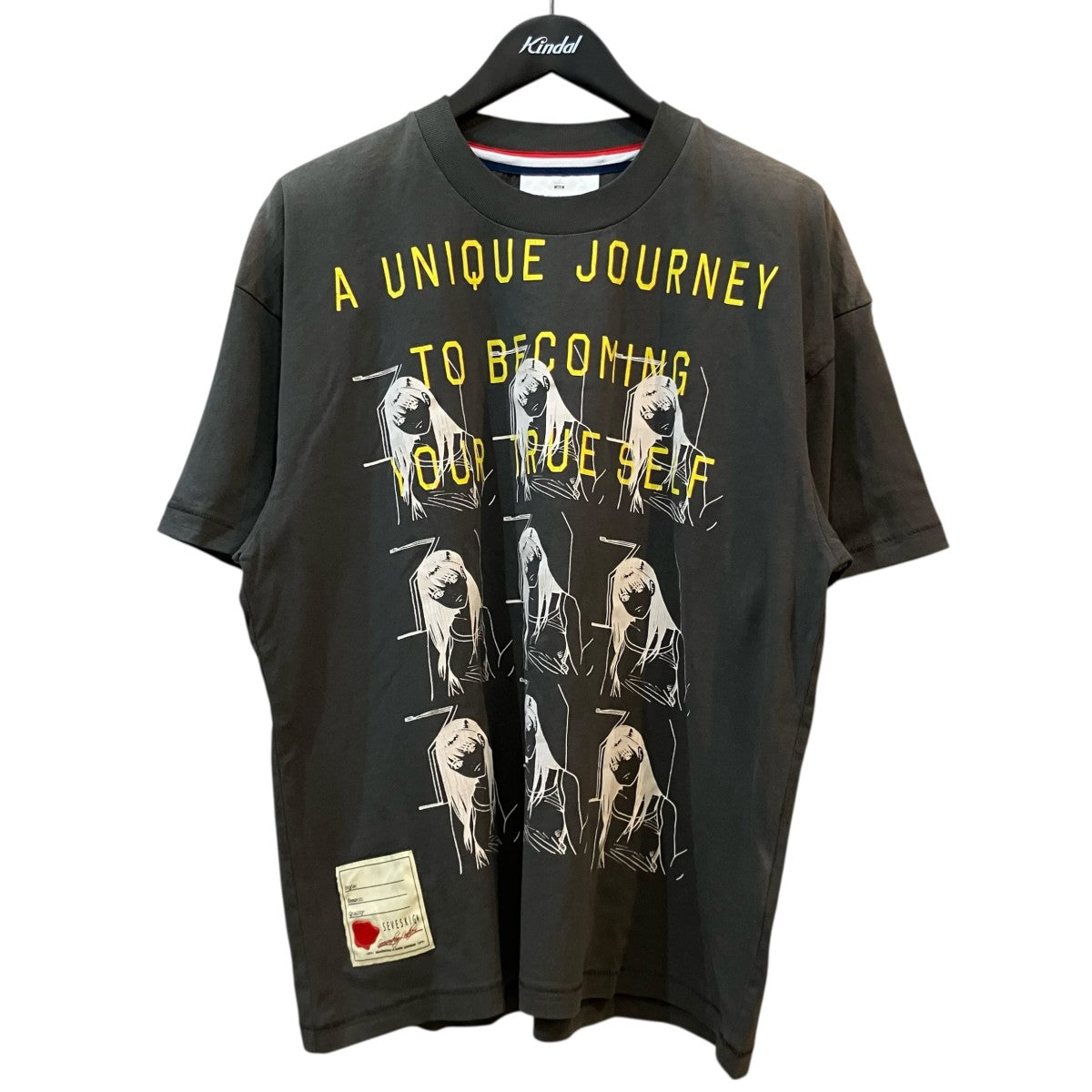 SEVESKIG 25AW「Nostalgic Girl RZ03 S SL Tee」ノスタルジックガールTシャツCT SV NGA 1007 古着・中古-1枚目のアイテム画像