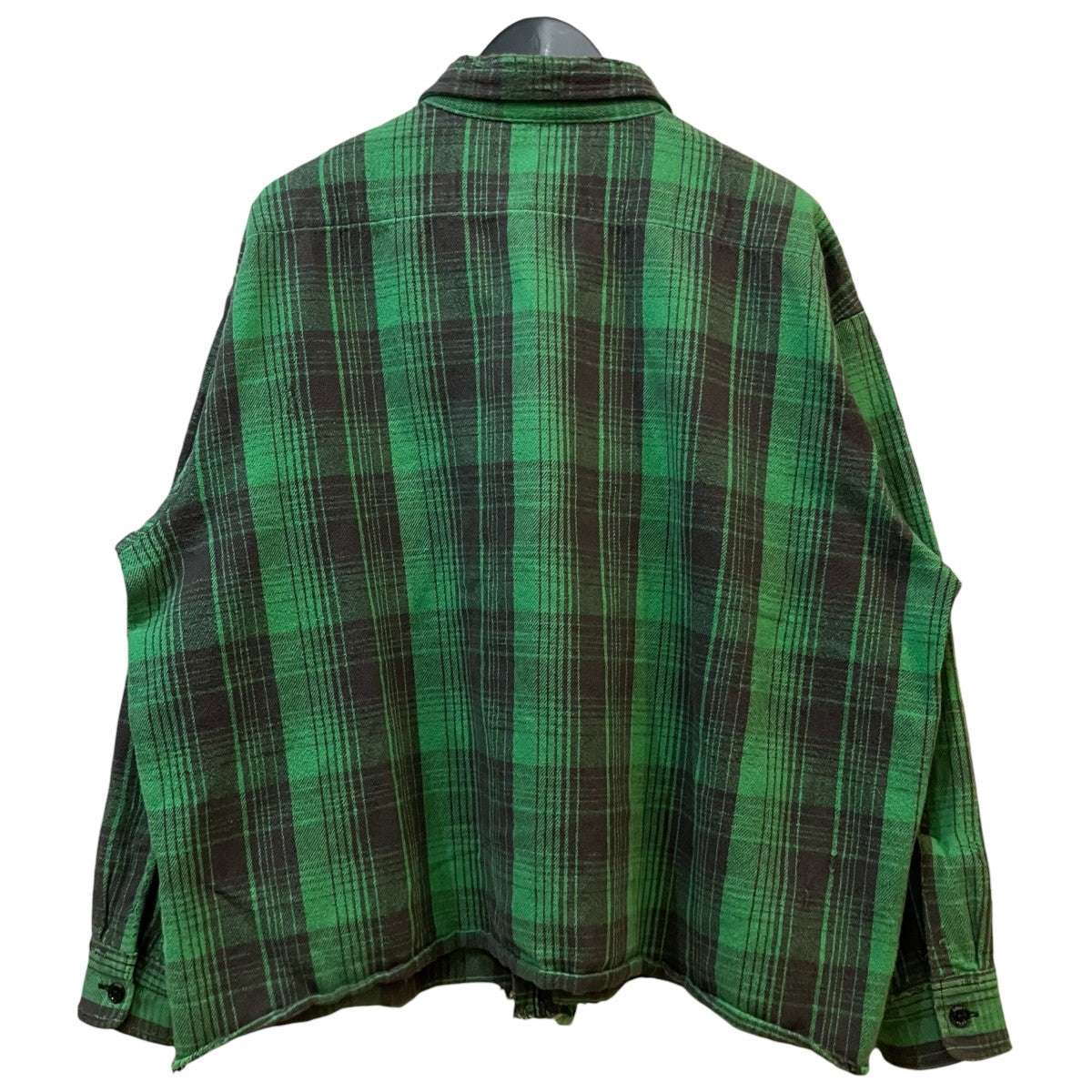 SAINT MICHAEL 「FRNL CHECK SHIRTS」チェックシャツSM YS8 0000 024 古着・中古-2枚目のアイテム画像