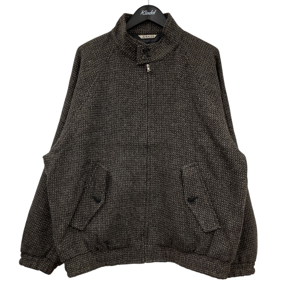 ALPACA WOOL SILK TWEED ZIP BLOUSアルパカウールシルクツイードジップブルゾンA25AB03LS