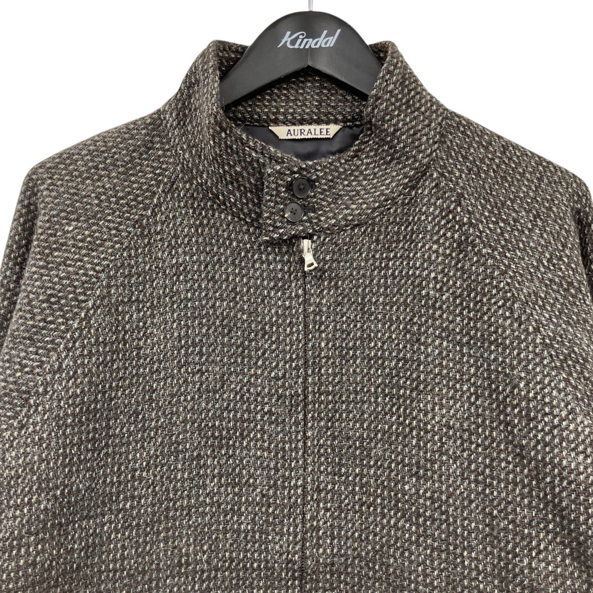 ALPACA WOOL SILK TWEED ZIP BLOUSアルパカウールシルクツイードジップブルゾンA25AB03LS