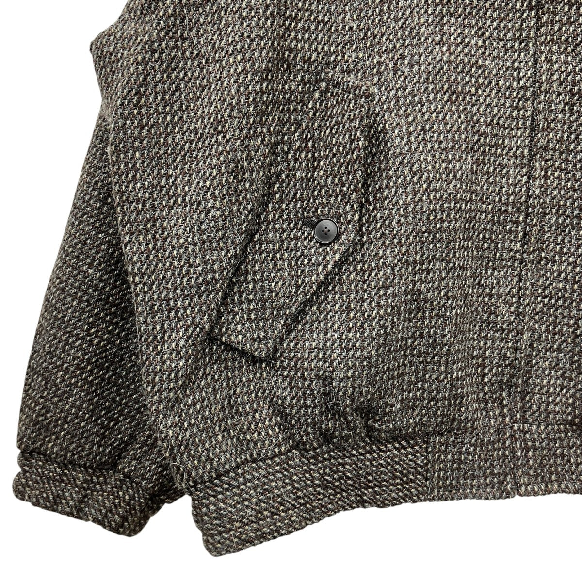 ALPACA WOOL SILK TWEED ZIP BLOUSアルパカウールシルクツイードジップブルゾンA25AB03LS