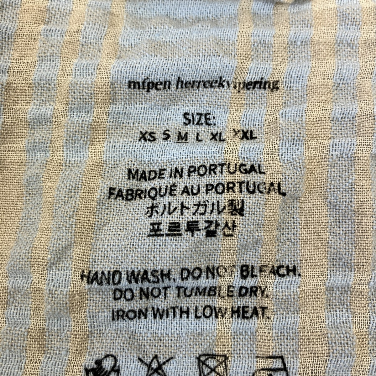 mfpen Exact ShirtイグザクトシャツM325-009 古着・中古-5枚目のアイテム画像