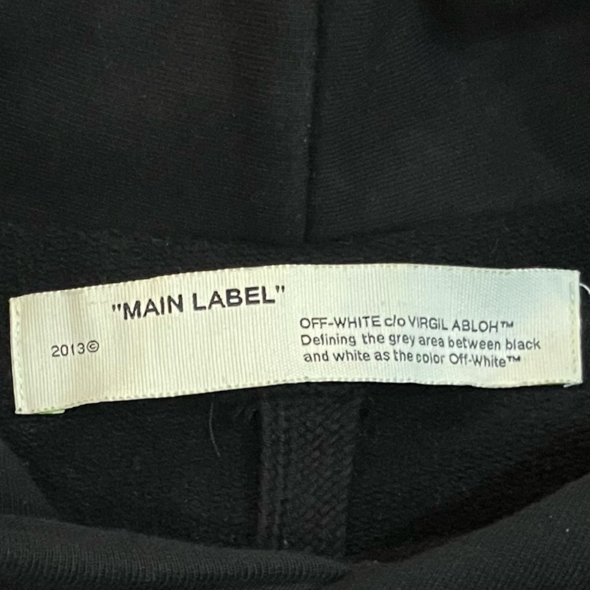 OFFWHITE 「Diag Mariana Double Tee Hoodie」ダイアグマリアナ レイヤードプリント パーカーOMAB033E19185005 古着・中古-5枚目のアイテム画像