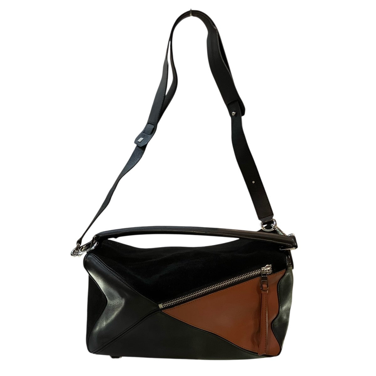 LOEWE 素材切り替えパズルバッグ 古着・中古-4枚目のアイテム画像