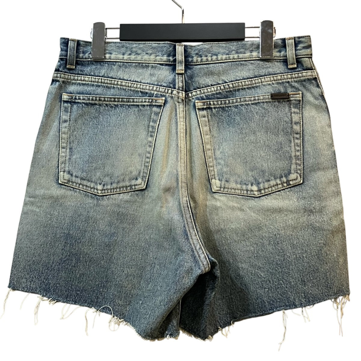 Saint Laurent Paris デニムショートパンツ643542 古着・中古-2枚目のアイテム画像