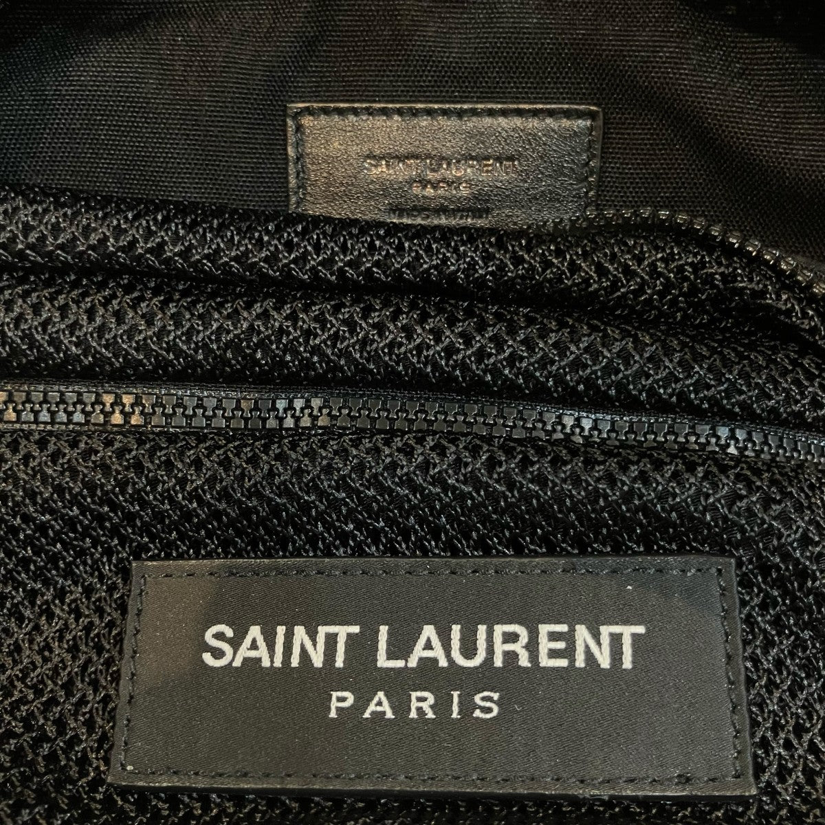 Saint Laurent Paris ロゴメッシュウエストバッグ671640 古着・中古-7枚目のアイテム画像