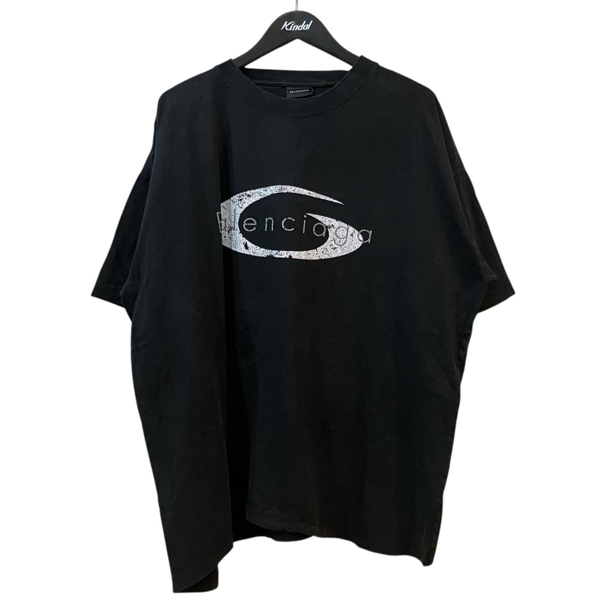 BALENCIAGA ヴィンテージ加工プリントTシャツ826346 古着・中古-1枚目のアイテム画像