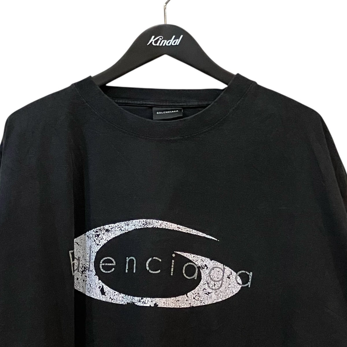 BALENCIAGA ヴィンテージ加工プリントTシャツ826346 古着・中古-3枚目のアイテム画像