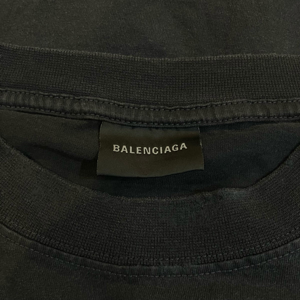 BALENCIAGA ヴィンテージ加工プリントTシャツ826346 古着・中古-5枚目のアイテム画像