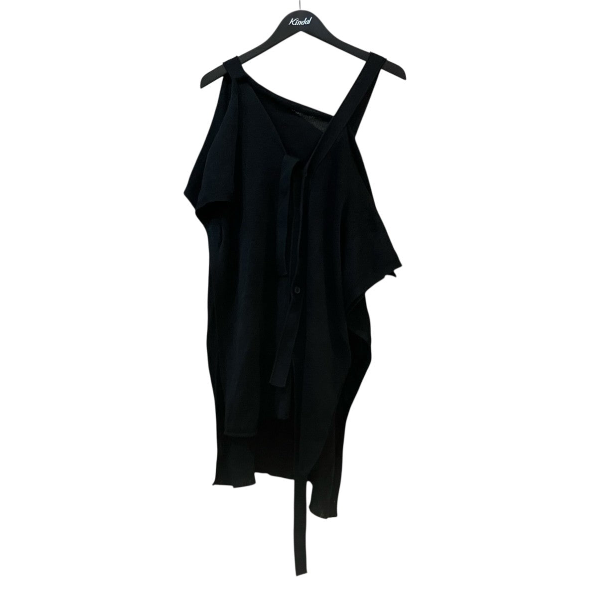 ISSEY MIYAKE 25SS「BUTTONED DRAPE KNIT」ドレープニットIM51KN791 古着・中古-1枚目のアイテム画像