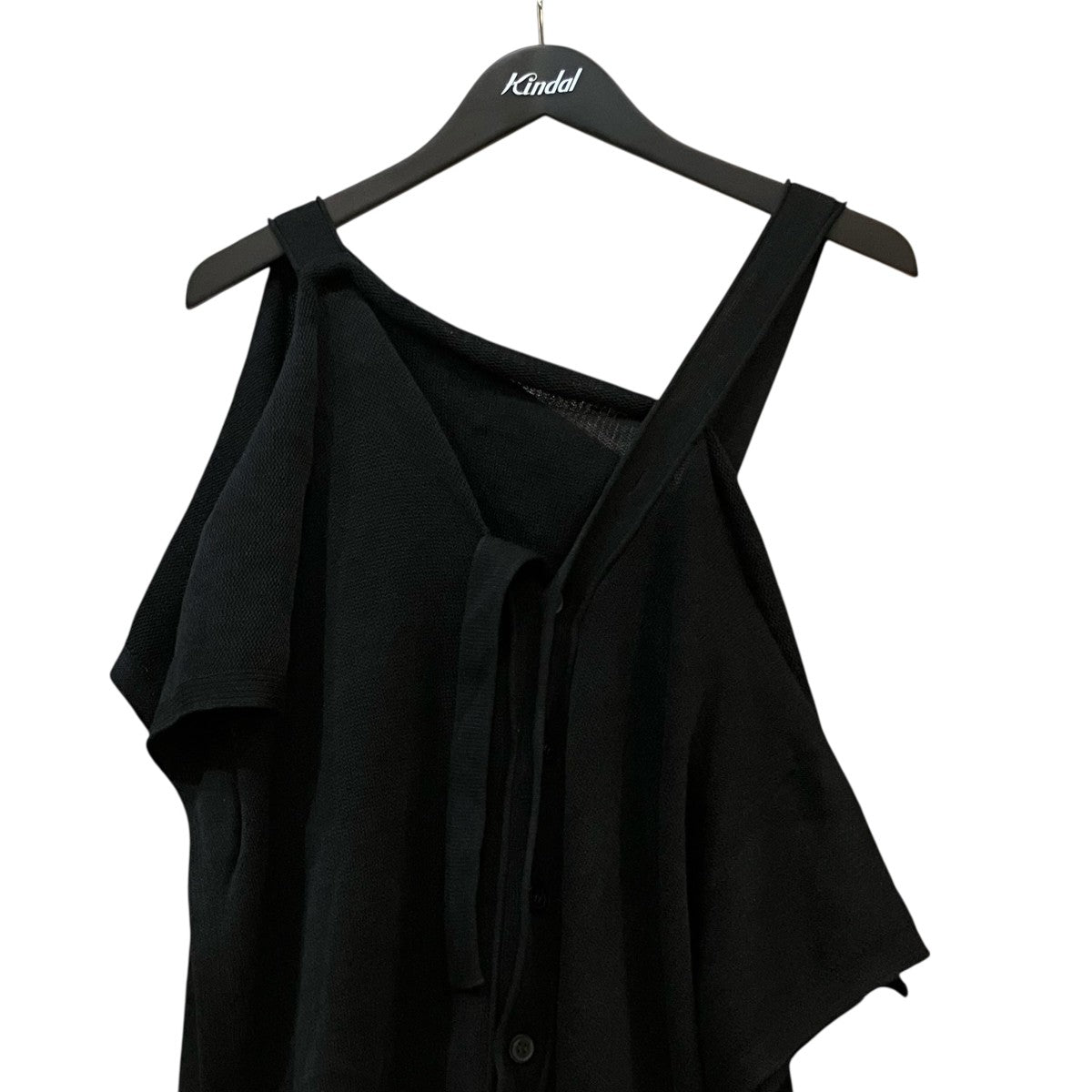 ISSEY MIYAKE 25SS「BUTTONED DRAPE KNIT」ドレープニットIM51KN791 古着・中古-3枚目のアイテム画像
