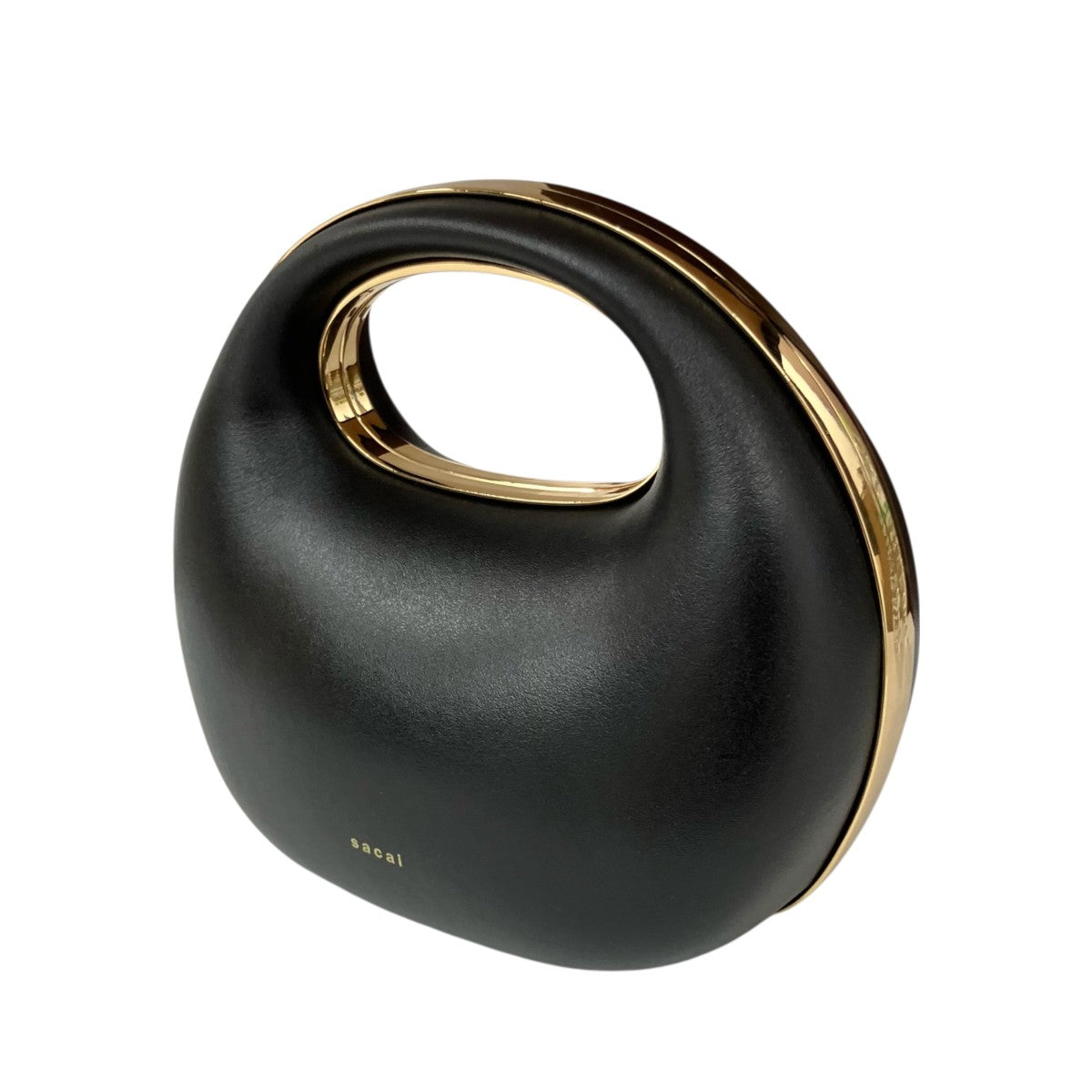sacai 「Leather Round Bag」ハンドバッグS12401 古着・中古-1枚目のアイテム画像