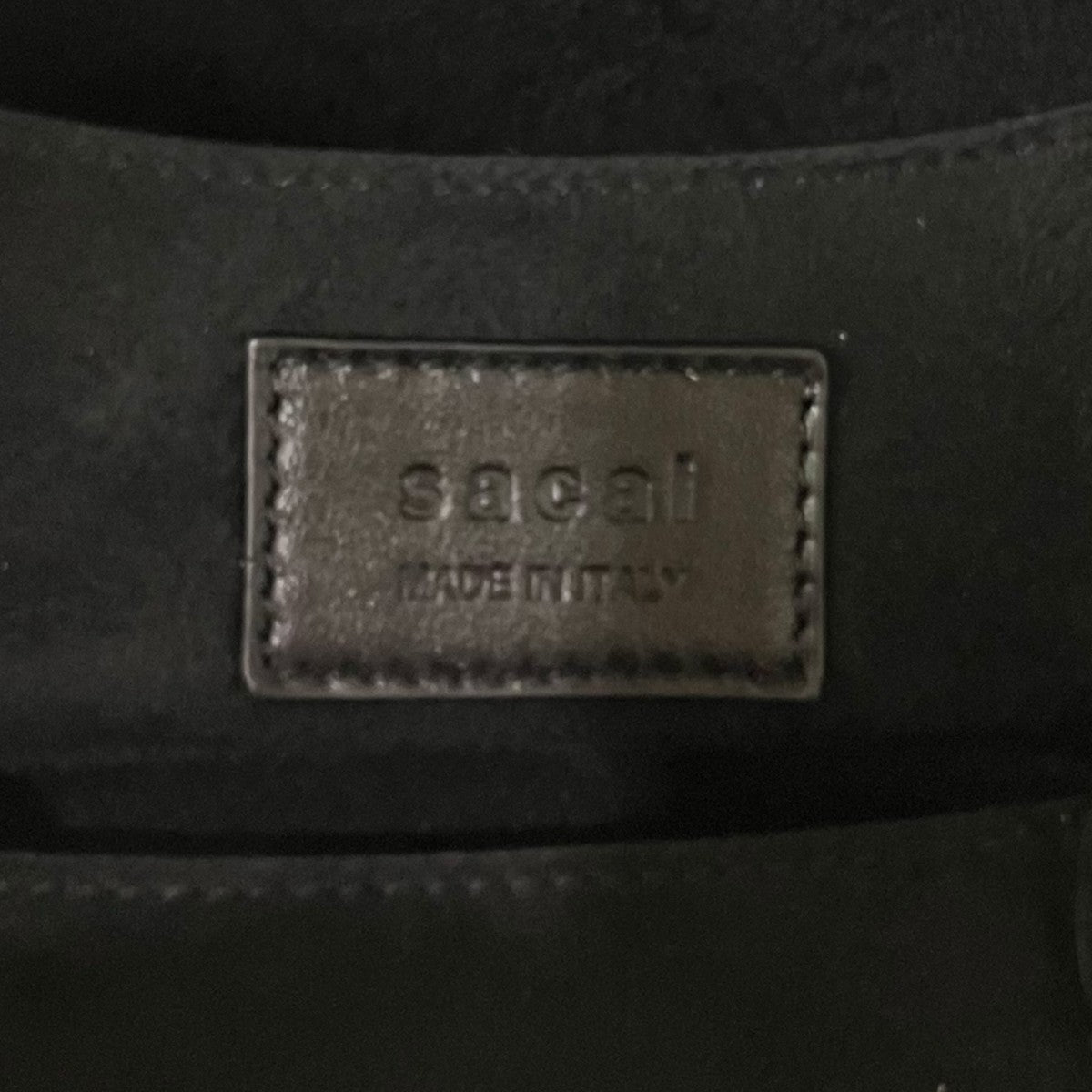 sacai 「Leather Round Bag」ハンドバッグS12401 古着・中古-6枚目のアイテム画像