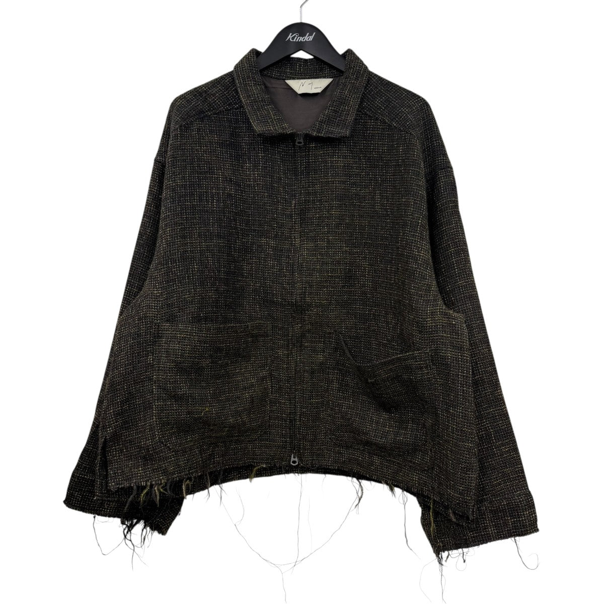 24AWTWEED ZIP JACKETツイードジャケットANC-JK42