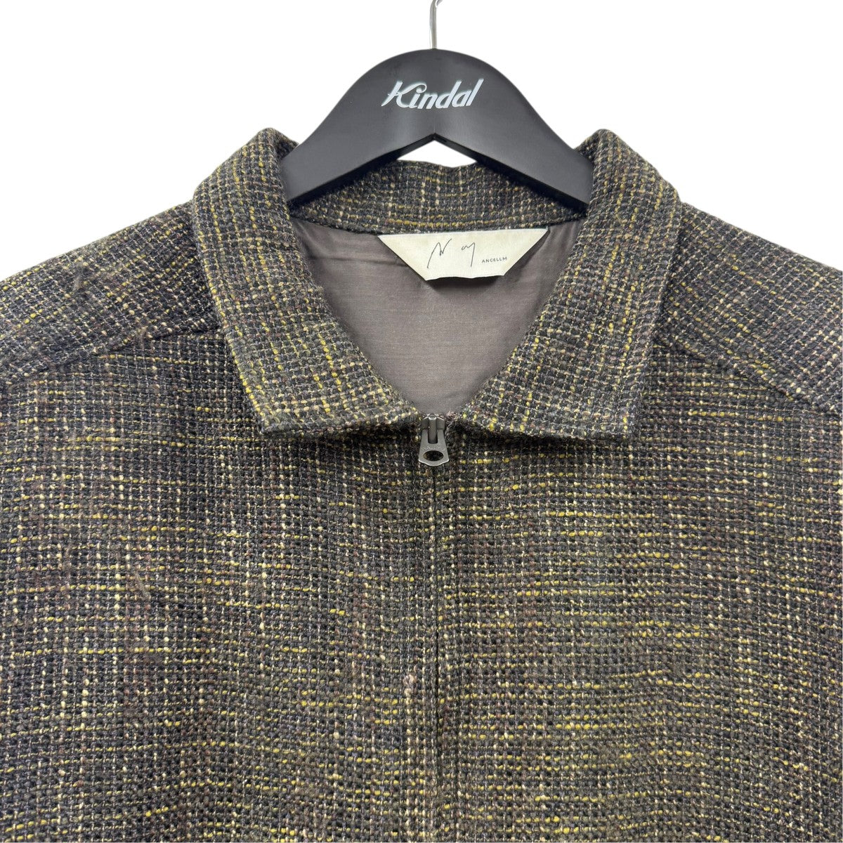 24AWTWEED ZIP JACKETツイードジャケットANC-JK42