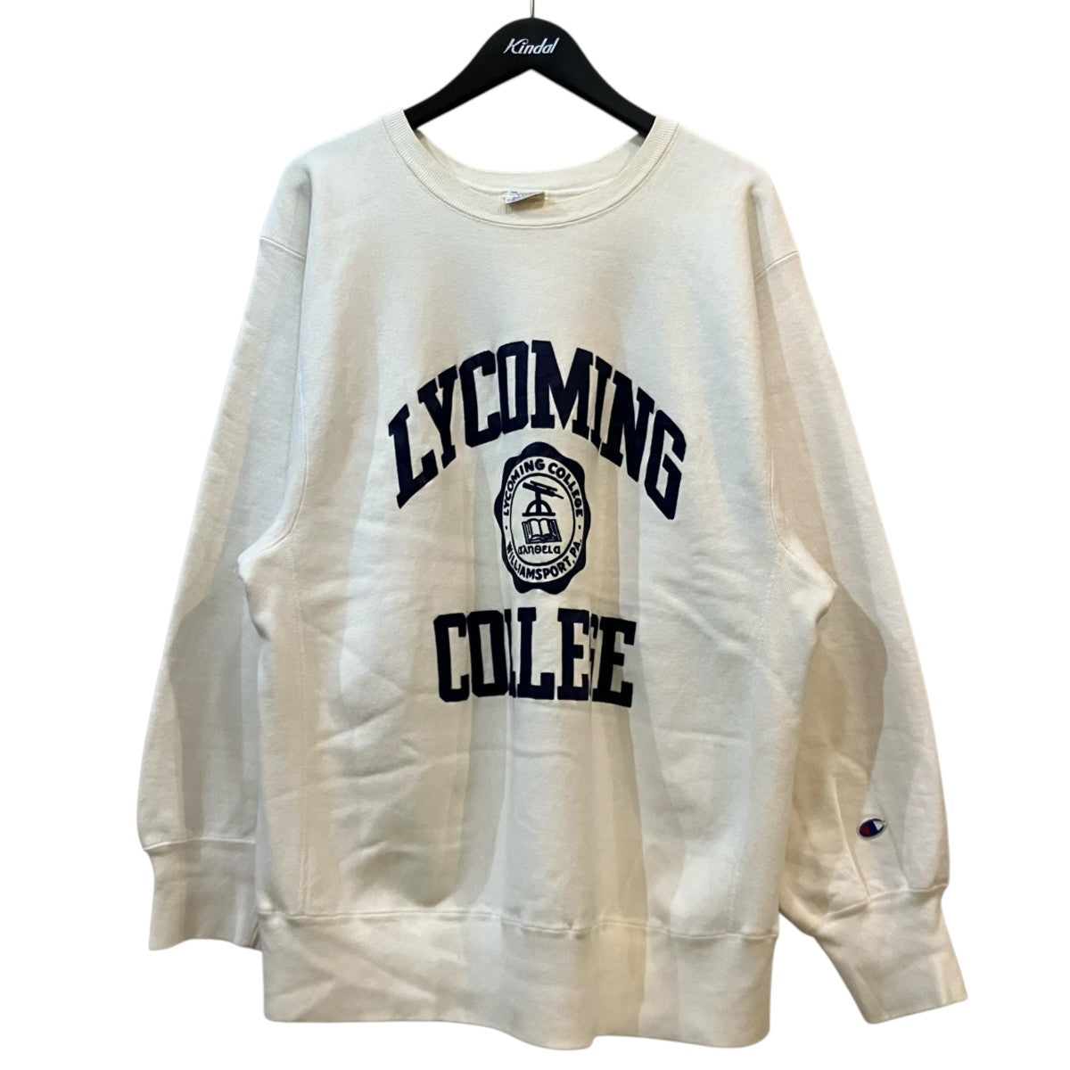 Champion 80s「トリコタグ LYCOMING COLLEGE」リバースウィーブスウェット 古着・中古-1枚目のアイテム画像